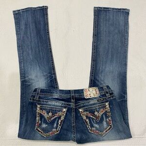 Miss Me Easy boot Mid-Rise jeans Size 32x35